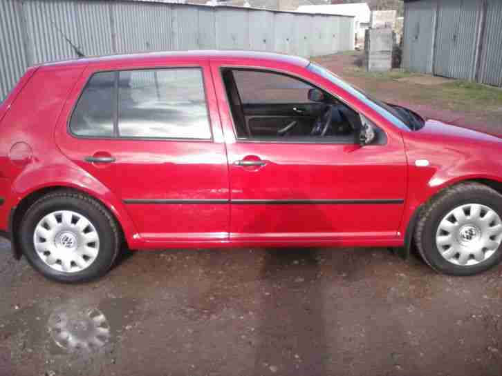 2002 VOLKSWAGEN GOLF TDI SE RED
