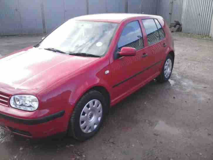 2002 GOLF TDI SE RED