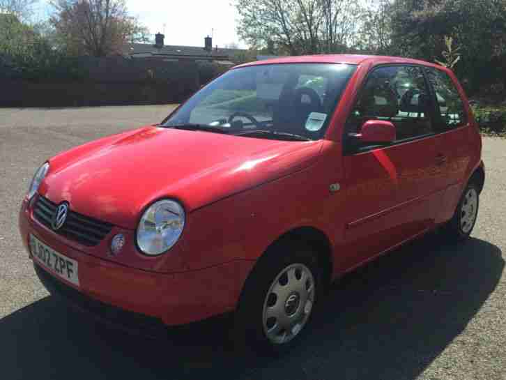 2002 VOLKSWAGEN LUPO 1.4 RED ONLY 64,000 MILES
