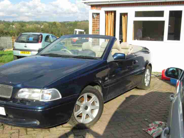 2002 VOLVO C70 20V LPT BLUE CONVERTIBLE