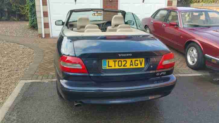 2002 VOLVO C70 T5 BLUE CONVERTIBLE