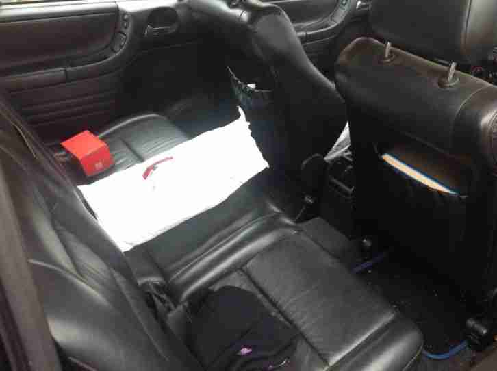2002 Vauxhall Zafira Elegance 2.2 Petrol 16V MPV 7 Seater in Black.