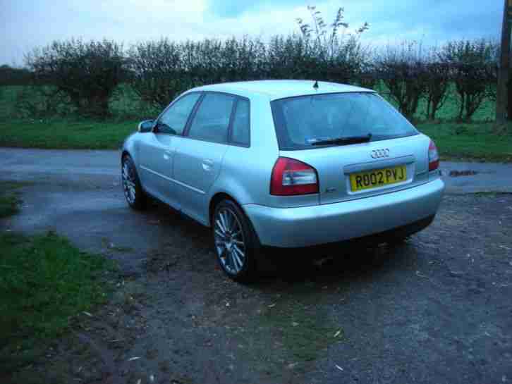 2002 audi a3 1.9 tdi diesel remapped 5 door 18" alloys 113k silver reliable car