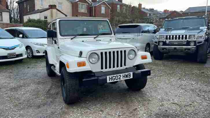 2002 JEEP WRANGLER 4.0 L SAHARA MODEL GREAT BIG SPEC