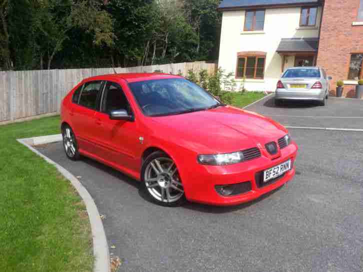  2002 seat leon cupra R 124000 miles fsh,mapped to 240 bhp,