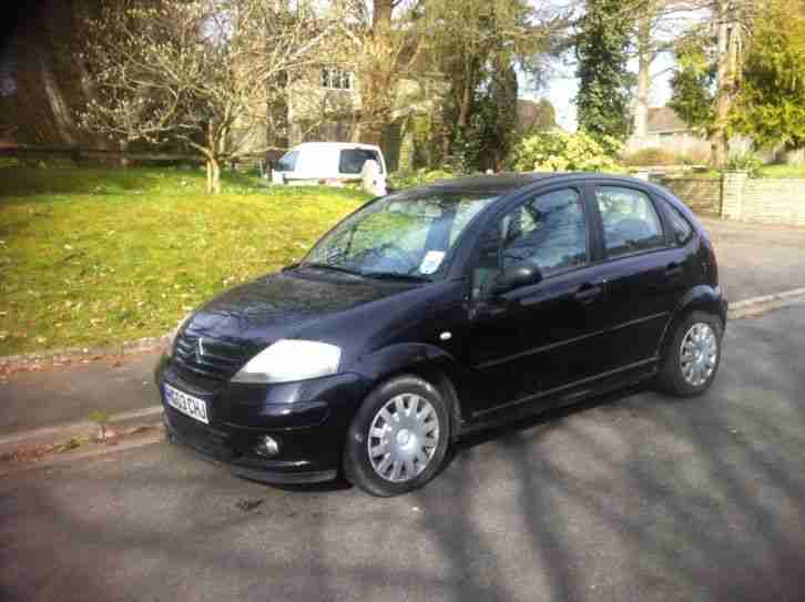 2003 03 CITROEN C3 1.4HDi SX BLACK &pound;30 ROAD TAX 65 MPG &pound;650