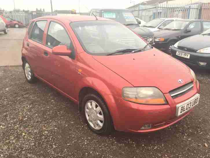 2003/03 Daewoo Kalos 1.4 16v SX FULL MOT EXCELLENT RUNNER