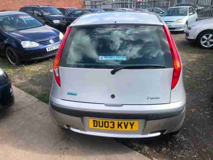 2003/03 Fiat Punto 1.2 ( 60bhp ) Active Sport LONG MOT EXCELLENT RUNNER