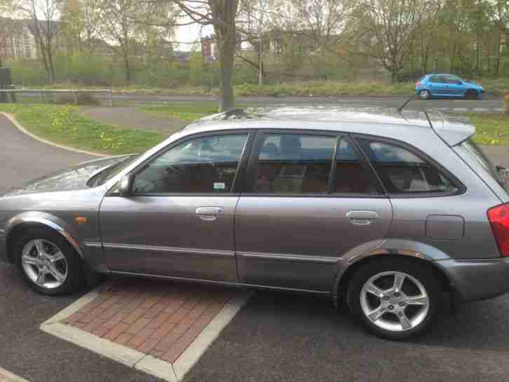 2003 03 MAZDA 323F GSI 1.6 5 DOOR IN GREY MATALLIC WITH SERVICE HISTORY,MOT FEB