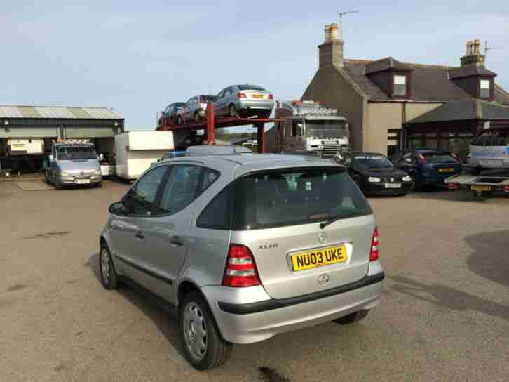 2003 03 Mercedes-Benz A140 1.4 Classic Petrol Silver.