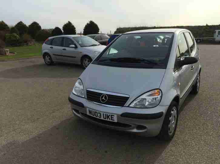 2003 03 Mercedes-Benz A140 1.4 Classic Petrol Silver.