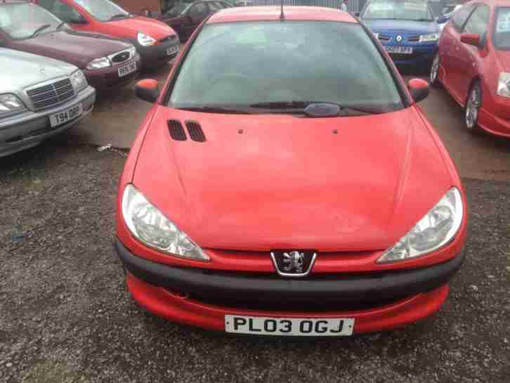 2003/03 Peugeot 206 1.1 a/c Look HPI CLEAR LOW MILEAGE FULL MOT