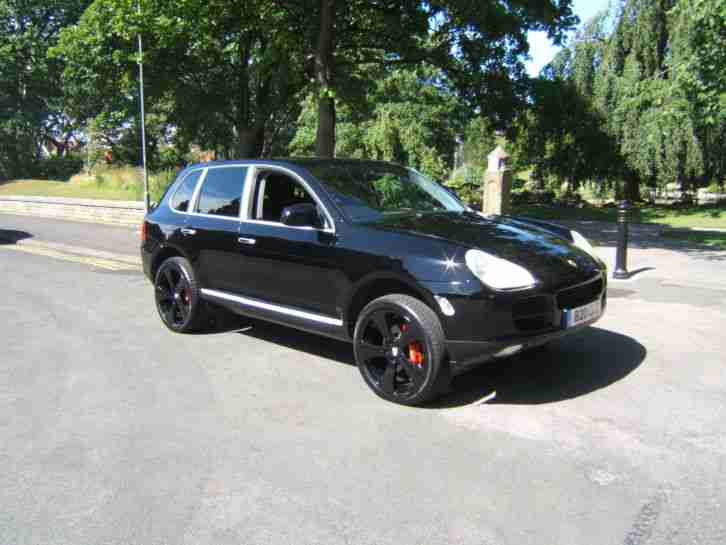 2003 03 Porsche Cayenne 4.5 Tiptronic auto S 61000mls BLACK FSH BLACK ALLOYS