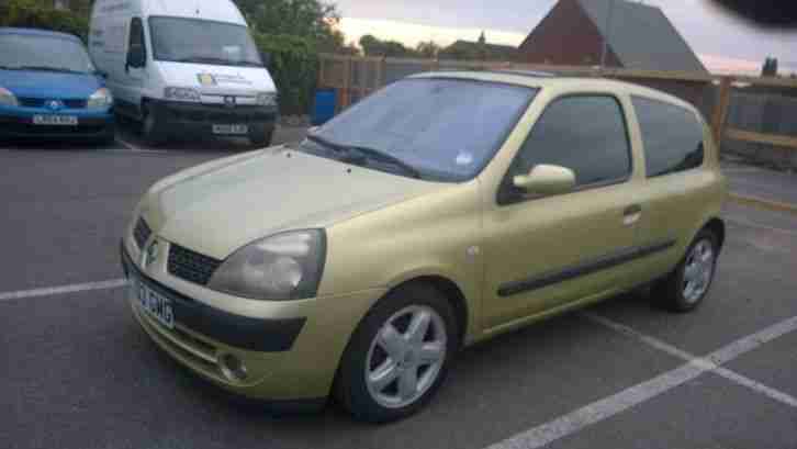 2003/03 RENAULT CLIO 1.5 DCI 3DR HATCHBACK DIESEL MANUAL