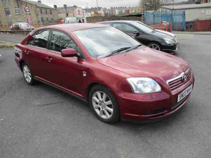 2003 03 TOYOTA AVENSIS 2.0 D 4D T3 S 5 DOOR HATCH LADY OWNER CHOICE OF TWO