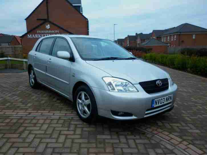 2003 03 COROLLA 1.6 VVTi T3 5 DOOR IN