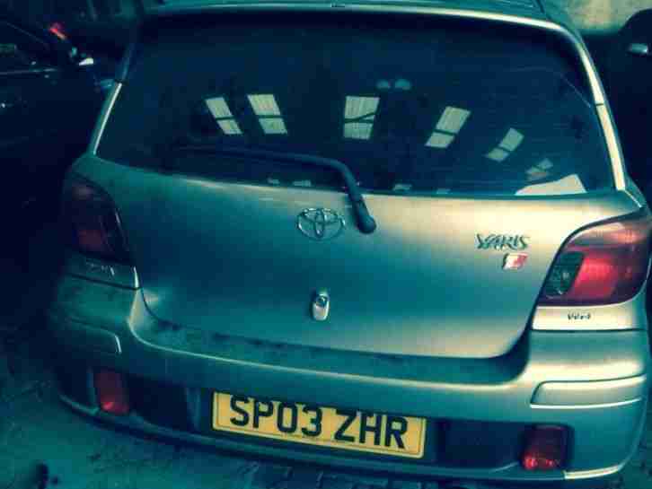 2003 03 TOYOTA YARIS T SPORT VVTI - DAMAGED SALVAGE SPARES OR REPAIRS