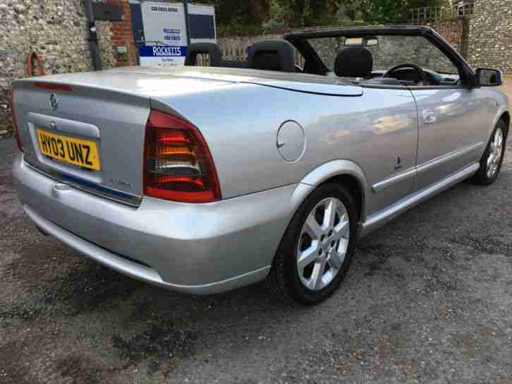 2003 '03' Vauxhall Astra 1.8 Cabriolet. Sport. Convertible. Px Swap