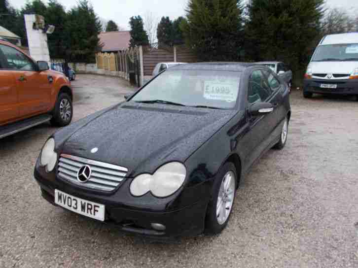 2003 03 reg Mercedes-Benz C180 Kompressor 1.8 auto 2003MY SE