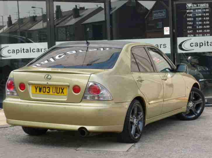 2003 03Reg Lexus IS 200 2.0 SE 4dr Saloon SAT NAV/DVD/TV + LPG