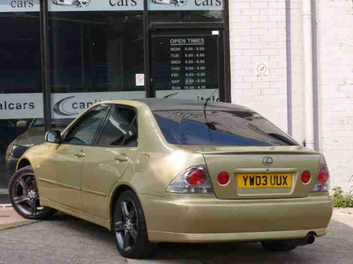 2003 03Reg Lexus IS 200 2.0 SE 4dr Saloon SAT NAV/DVD/TV + LPG