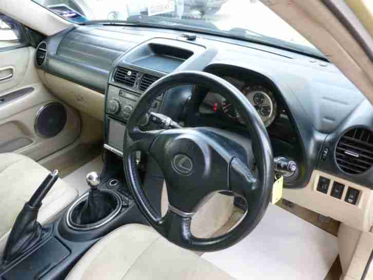 2003 03Reg Lexus IS 200 2.0 SE 4dr Saloon SAT NAV/DVD/TV + LPG