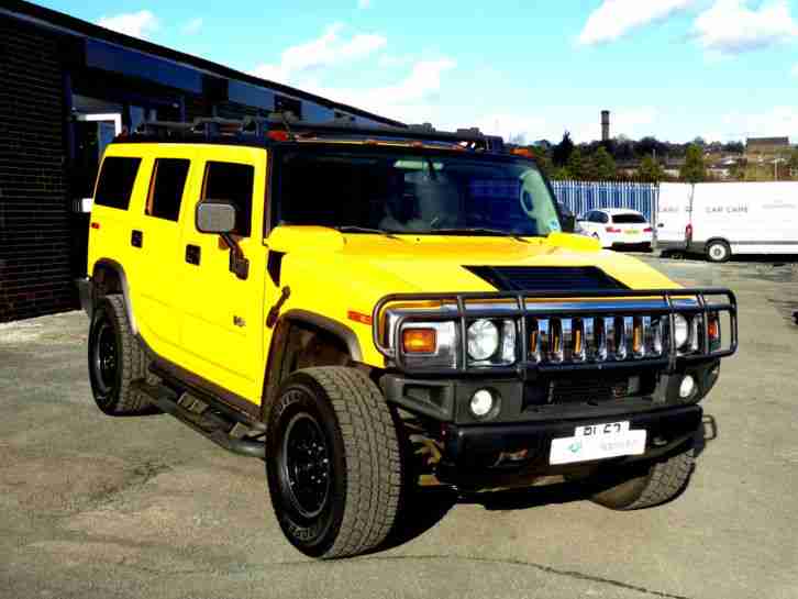 2003 52 Hummer H2 IN YELLOW LOW MILES WITH EXTRAS