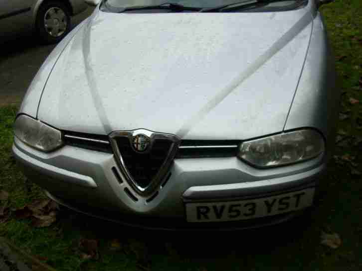 2003 (53) ALFA ROMEO 156 JTD SILVER moted 03/2015 vgc diesel manual 62mpg