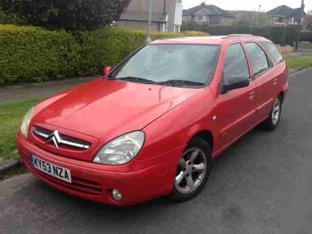 2003 53 CITROEN XSARA LX 2.0 HDI 110 RED PX swap welcome peugeot 406 tdi c4 c5