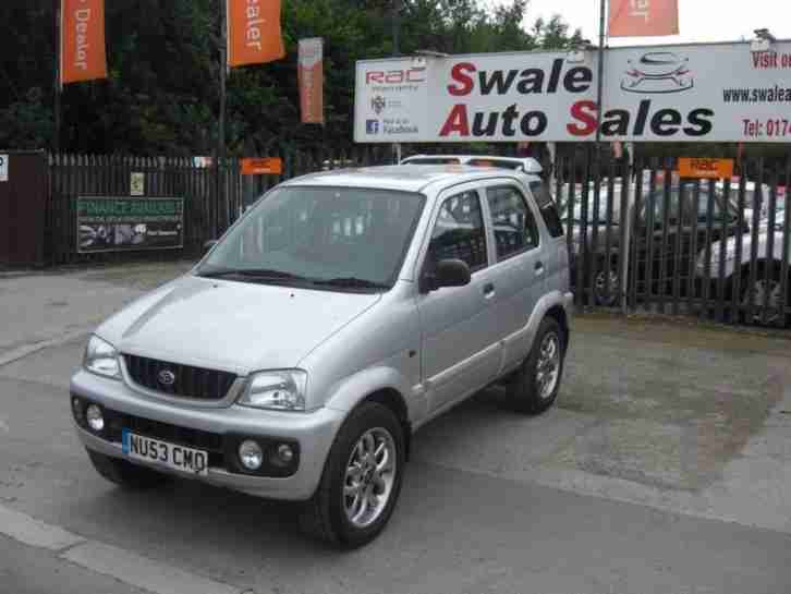 2003 53 DAIHATSU TERIOS 1.3 SPORT PETROL 5 DOOR 4X4 IN GOOD CONDITION FOR ITS YE