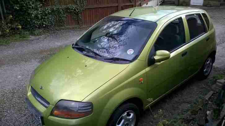 2003 (53) Daewoo Kalos 1.4 Xtra Chevrolet Acid Green Engine Size 1399 PAS Airbag