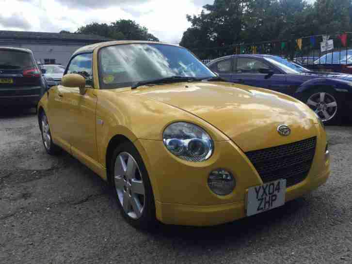 2003 53 Daihatsu Copen 0.66 Roadster RED LEATHER "27 SERVICES"