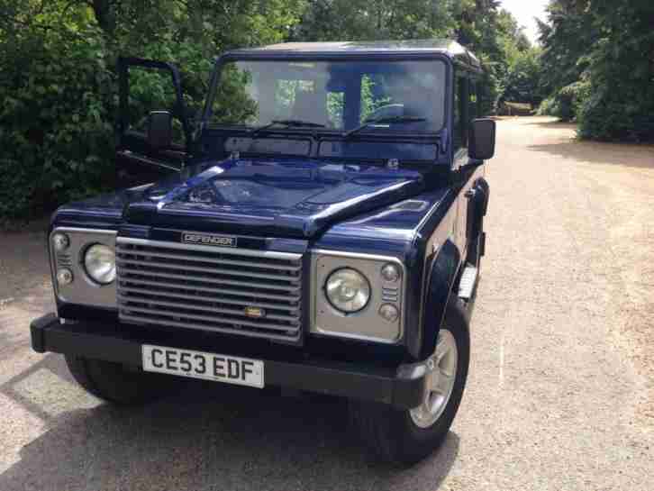 2003 (53) Land Rover Defender 90 XS County Station Wagon Oslo Blue