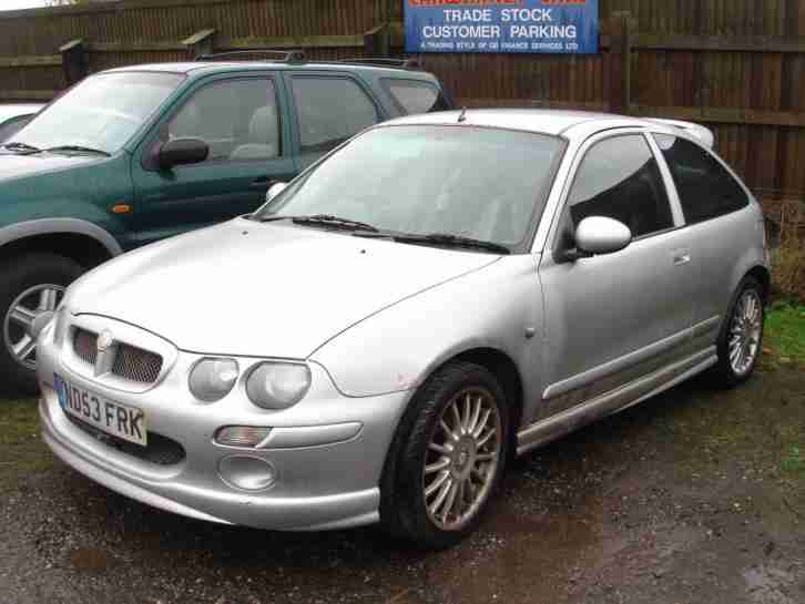 2003 53 MG ZR 1.4 105 BHP SPARES OR REPAIR GOOD RUNNER 140k April MOT