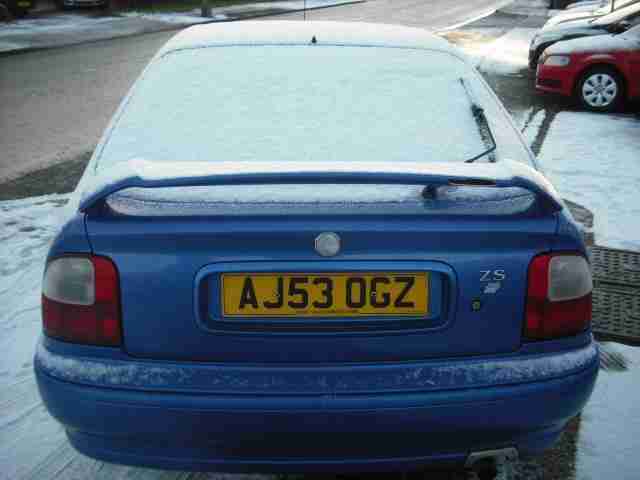 2003(53) MG ZS 1.8 MANUAL 5-doors Hatchback