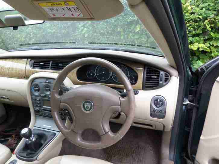 2003 53 REG JAGUAR X-TYPE TURBO DIESEL BRG/MAGNOLIA LEATHER AIR ALLOYS BARGAIN!!