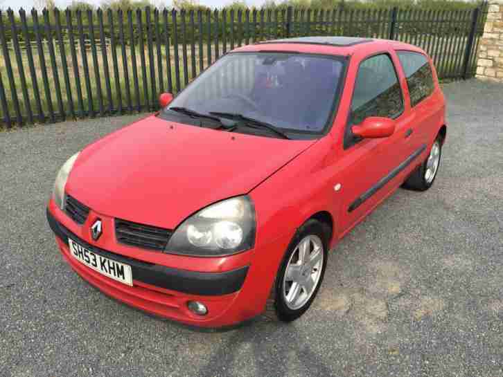 2003 53 RENAULT CLIO 1.2 DYNAMIQUE 3 DOOR HATCHBACK - WITH PART SERICE HISTORY!