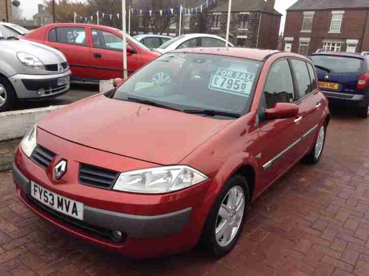 2003-53 RENAULT MEGANE 1.6 MOT FEB 2015 ONLY 87k DRIVES A1 CHEAP CAR