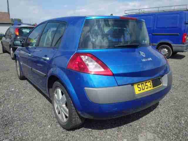 2003 (53) RENAULT MEGANE DYNAMIQUE 1.6 16v BLUE