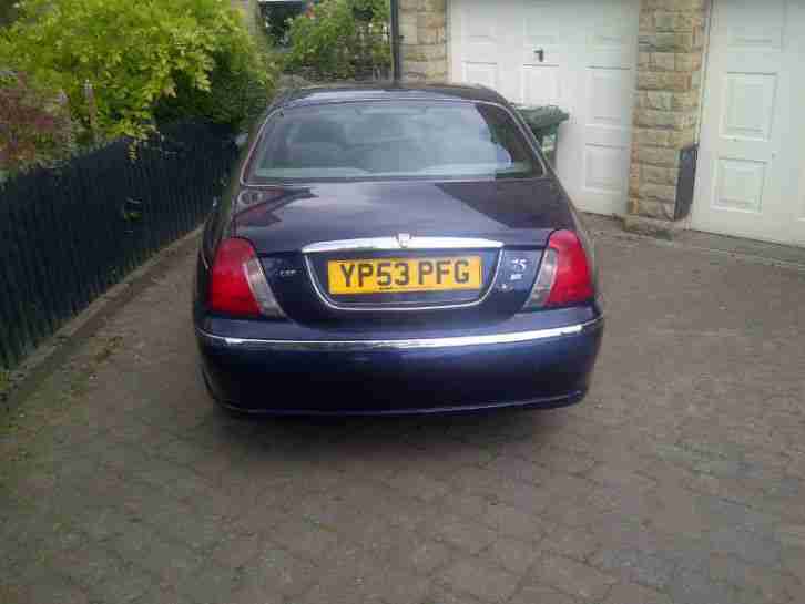 2003 53 ROVER 75 CLUB SE 4 DOOR SALOON 1.8T. 62000mls.12 MONTHS MOT.