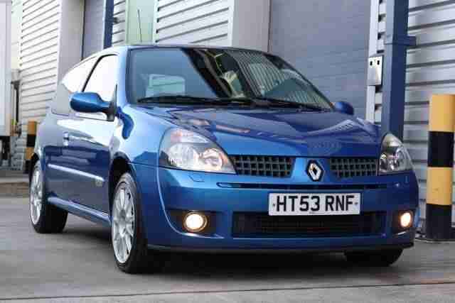 2003 53 Renault Clio 172 Cup RenaultSport RS Blue