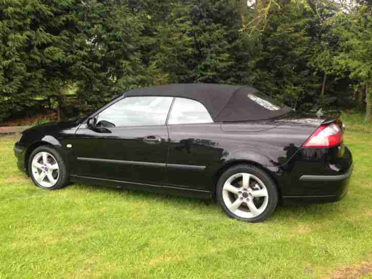 2003-53 SAAB 9-3 VECTOR 2.0 TURBO 175 BHP CONVERTIBLE CABRIOLET SOFT TOP BLACK