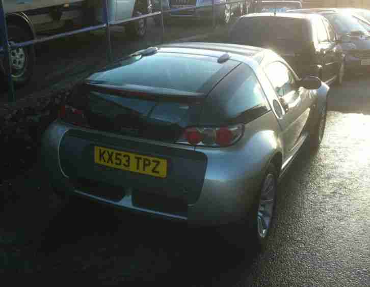 2003/53 SMART ROADSTER COUPE 80 AUTO SILVER - VERY GOOD CONDITION - 12 MONTHS MO