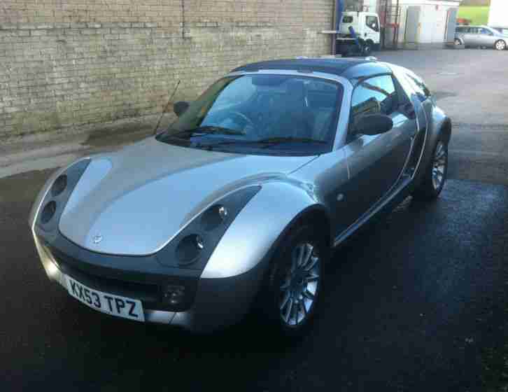 2003/53 SMART ROADSTER COUPE 80 AUTO SILVER - VERY GOOD CONDITION - 12 MONTHS MO