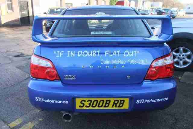 2003 (53) SUBARU IMPREZA 2.0 WRX TURBO 4DR Manual