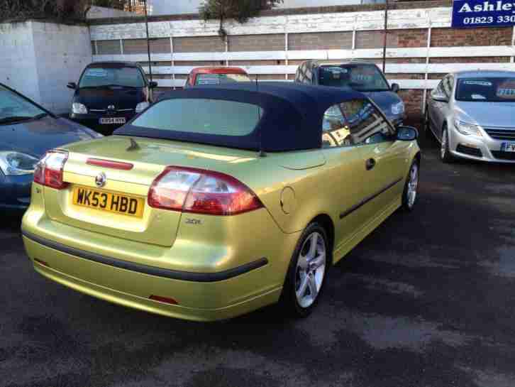 2003 (53) Saab 9-3 2.0t Vector Convertible