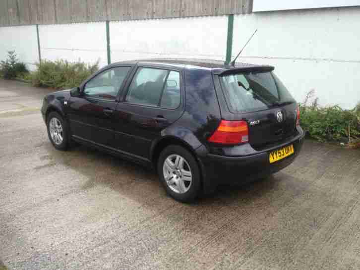 2003 53 VOLKSWAGEN GOLF MATCH 1.6 PETROL BLACK