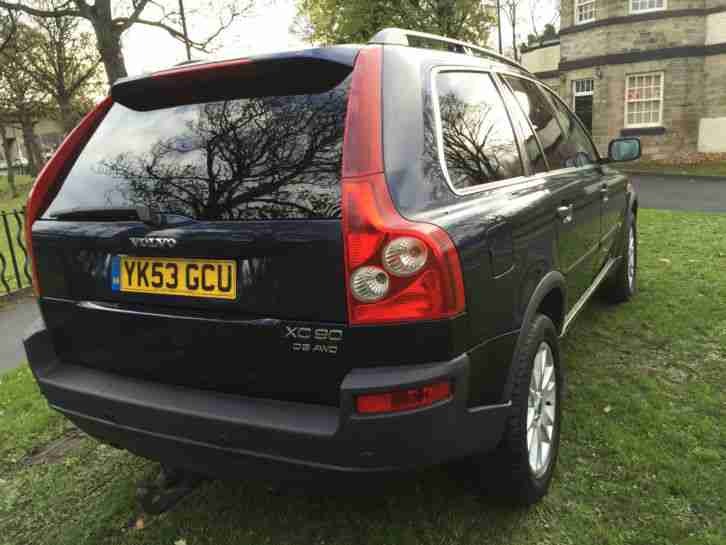 2003/53 VOLVO XC 90 D5 SE AWD AUTO OCEAN BLUE*NO RESERVE*STUNNING 4X4
