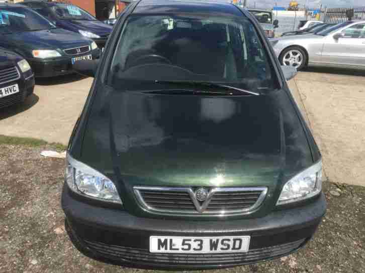 2003 (53) Vauxhall/Opel Zafira 1.6i 16v HPI CLEAR LONG MOT BARGAIN