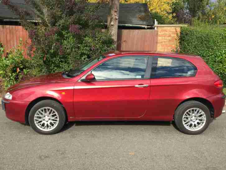 2003 ALFA ROMEO 147 JTD LUSSO 8V RED 5 SPEED DIESEL 3 DOOR